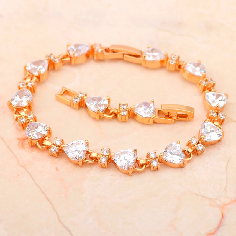 Браслет ROLILASON женский в стиле ретро романтический золотистый классический