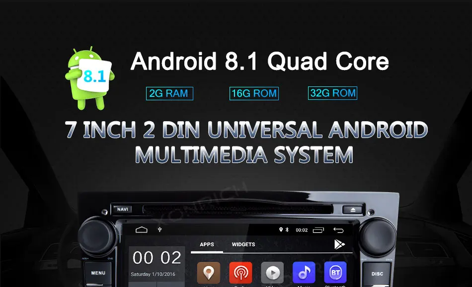 2 Din Android 8,1 автомобильный dvd-плеер для Opel Vectra C Zafira B Corsa D C Astra H G J Meriva Vivaro Мультимедиа gps навигация радио