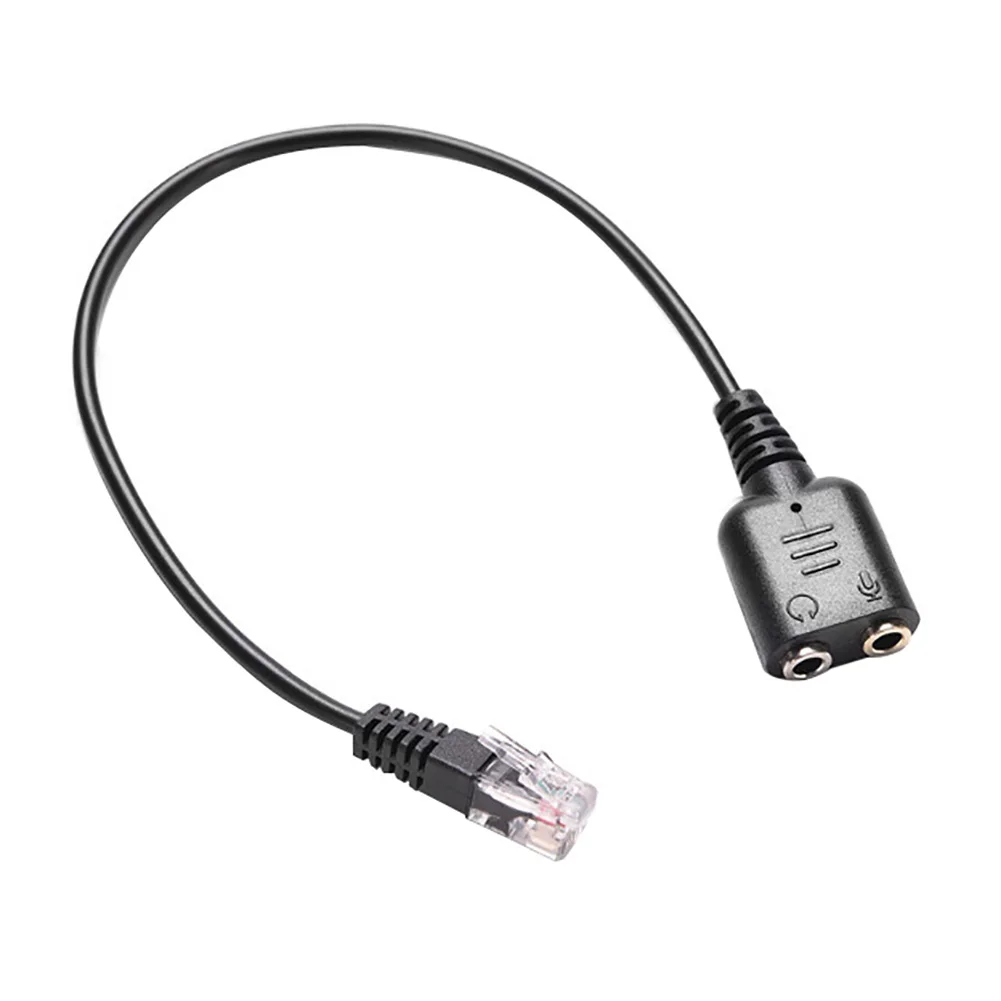 Двойной 3 5 мм смартфонов гарнитура для 4P4C RJ9 телефонный конвертер адаптер USB