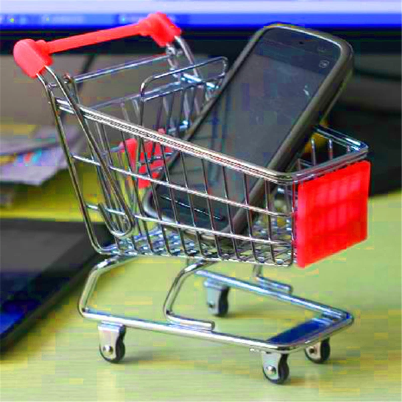 Милый детский ящик для хранения игрушек мини фотомагнитная Тележка покупок