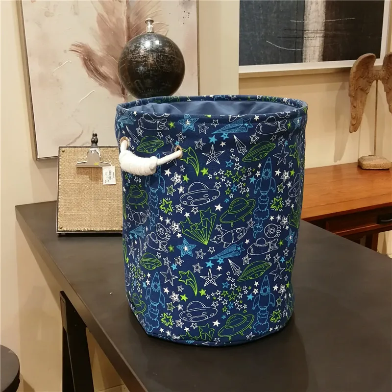 35*40 см мультяшный космический корабль печатная корзина для хранения женские