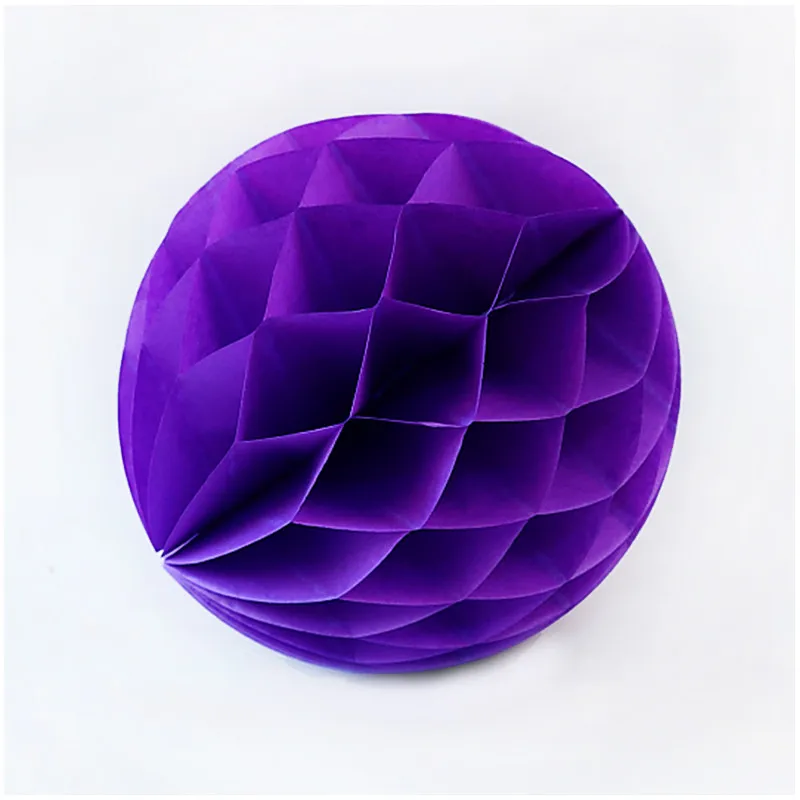 6 шт. 8 дюймов 20 см темно фиолетовая бумага с Сотами для вечерние НКИ сделай сам