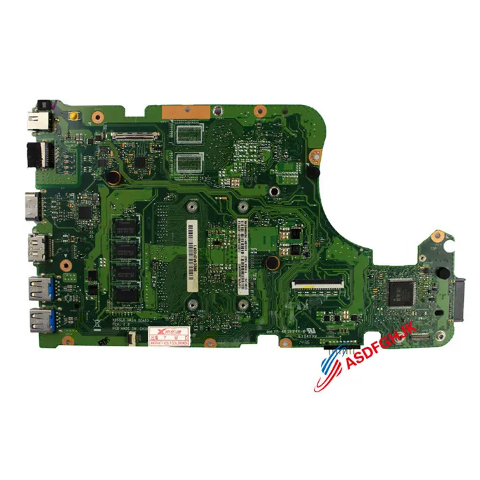 Оригинальная материнская плата X555LA для ASUS A555L K555L X555L X554L X555LD, материнская плата с процессором i5-4210U, полностью протестирована