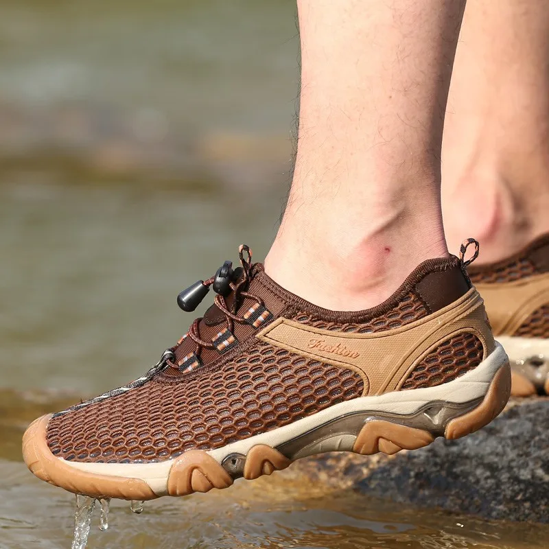 Aleader Breathable Men Casual Shoes New 2019 Summer Cool Mesh Walking Outdoor Mens Trainers Male | Обувь
