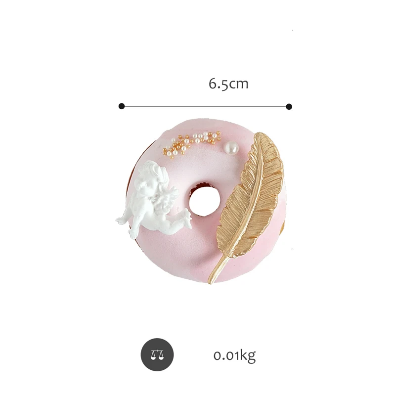 Artificial ice cream cake simulation donut toy window decoration fake snack ice cream ins wind donut Exquisite Gift for Girl