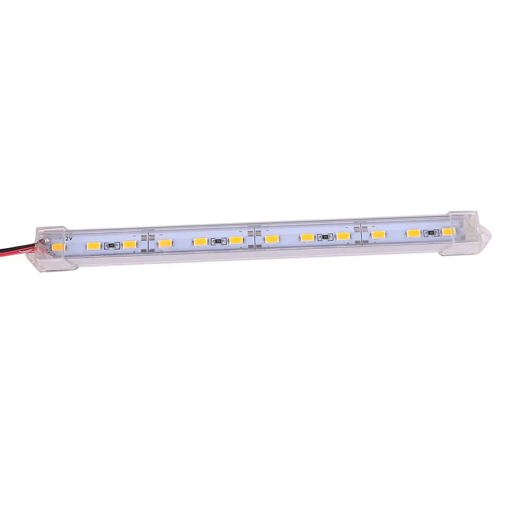 1 м 12LED полосы света прозрачность зажим жесткий водонепроницаемый двор | Лампы и