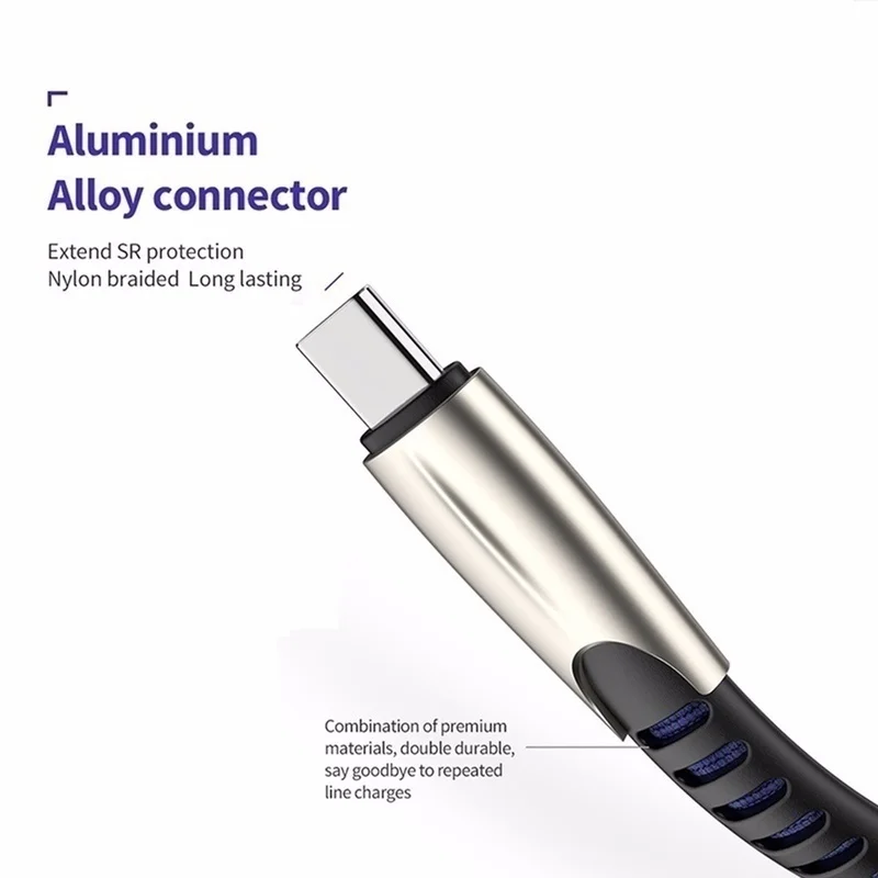 Микро USB кабель для быстрой зарядки USB кабель синхронизации данных Шнур для samsung huawei Xiaomi Andriod Microusb Кабели мобильных телефонов iPhone 0,5/1/2/3 м