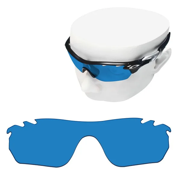 OOWLIT поляризованные Сменные линзы для-солнцезащитные очки Oakley Radarlock, края вентилируемый OO9183 солнцезащитные очки - Цвет линз: HD Blue
