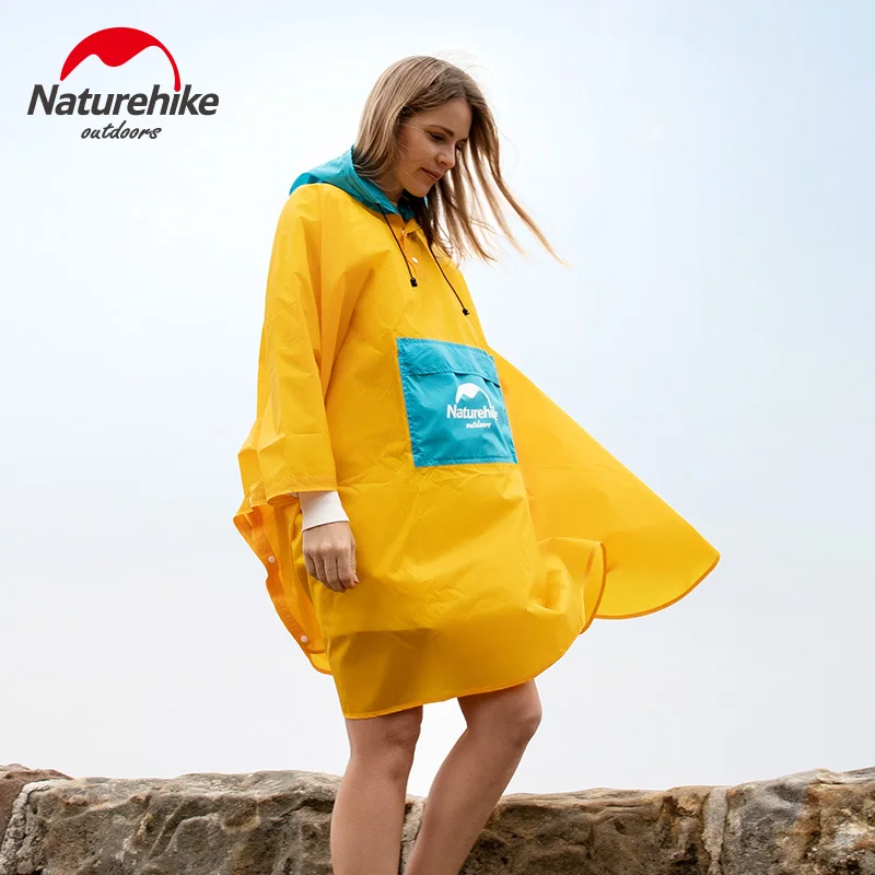 Дождевик для пеших прогулок Naturehike ультралегкий непромокаемый пончо альпинизма с