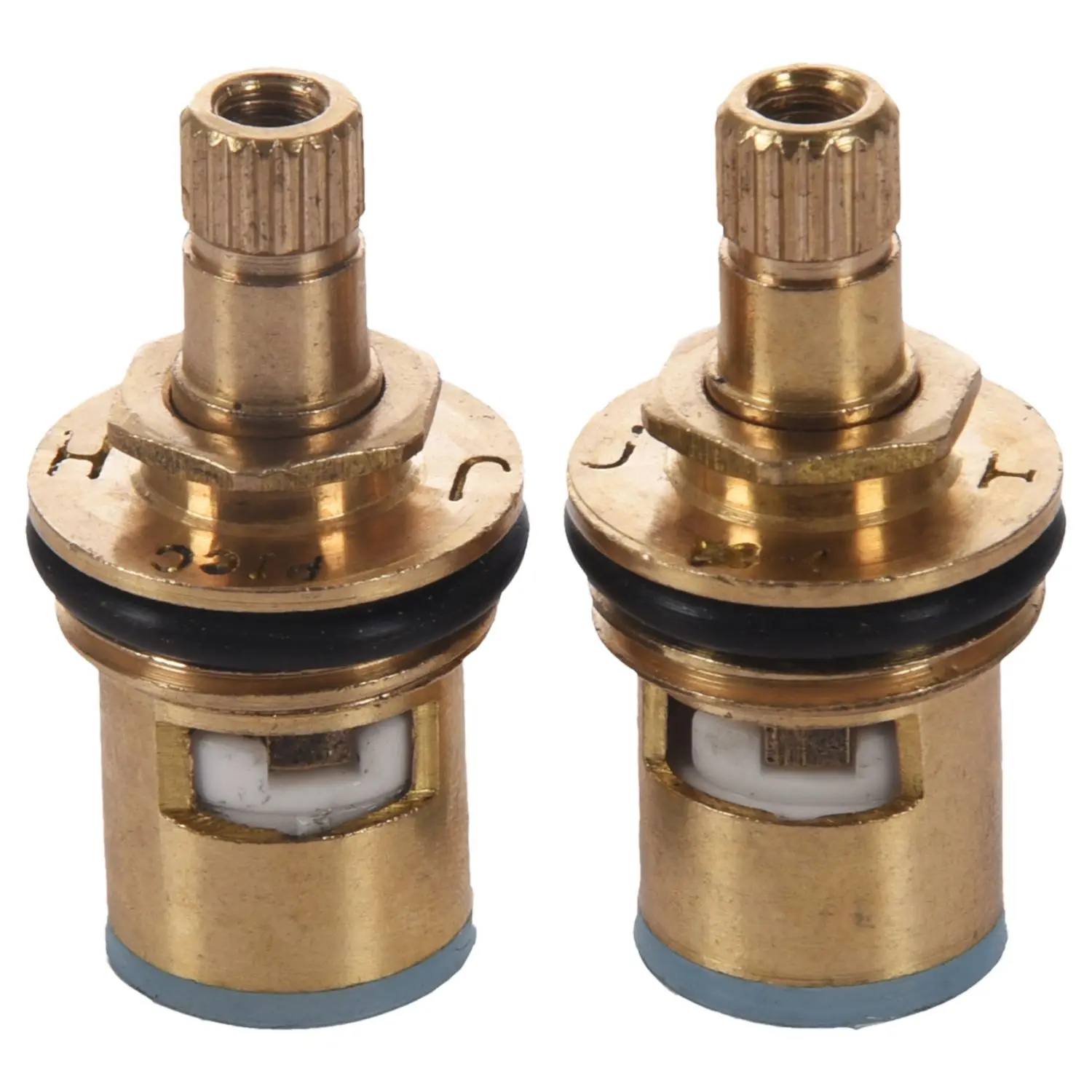 2 pcs 1/2" 20 Teeth Ceramic Tap Cartridge Disc Quarter Turn Valve Replacement Hot Cold|Смесители для бассейна| |