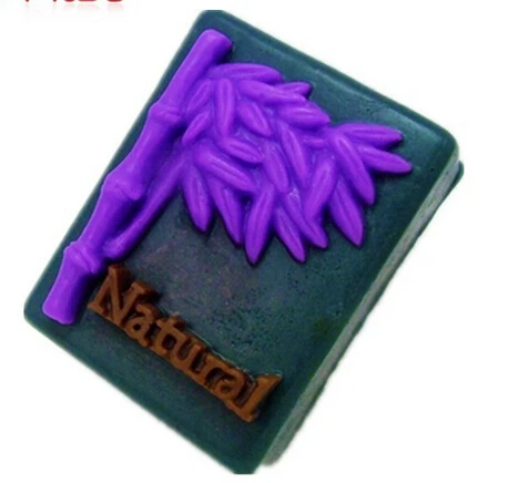 3D бамбуковый дизайн силикагель ручной работы мыло в форме книги шоколадные формы