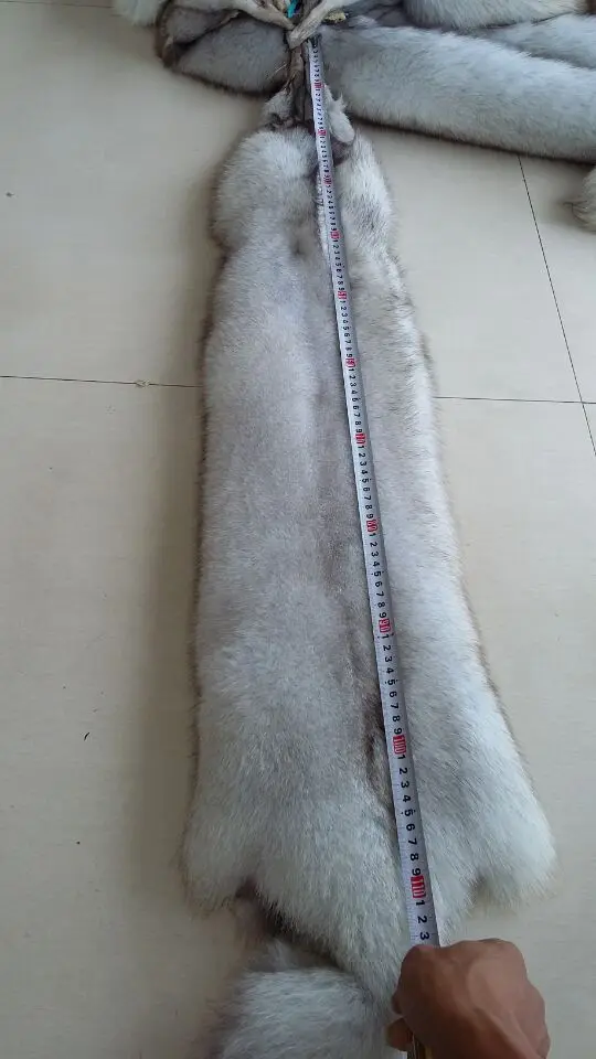 Натуральный Лисий мех натуральный белый синий лисий | Дом и сад