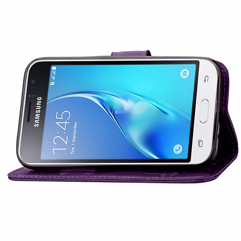 Роскошный чехол для samsung J1 6 J120 J120F чехол для samsung Galaxy J1(6) J 1 Мини Кожаный флип-чехол для samsung J1 6