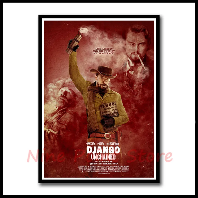 Django освобожденные Квентин Тарантино Классическая серия фильмов бумажные