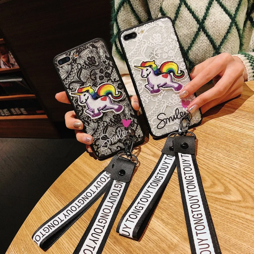 Для iPhone Xs XR Max 8 8plus 7 7plus 6s plus модный винтажный кружевной чехол с розовым цветочным