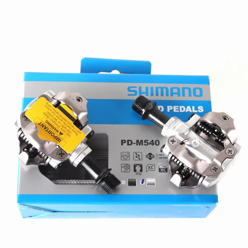 SHIMANO PD M540 Бесклипсова СПД педали MTB велосипеда часть черный и серебряный | Спорт