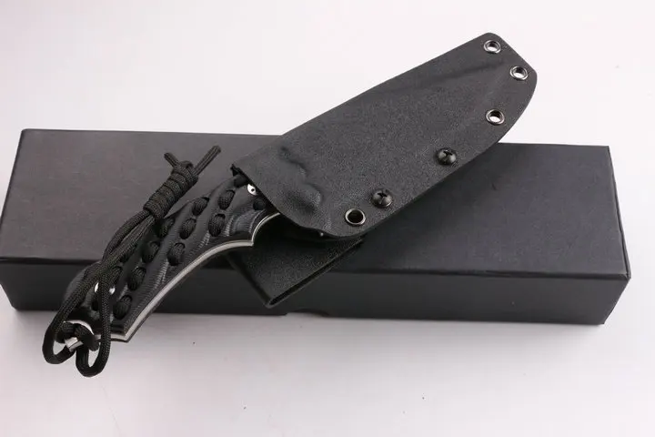 DuoClang открытый профессиональный 7Cr17Mov стальной нож с фиксированным лезвием CNC G10 Ручка военные ножи для выживания