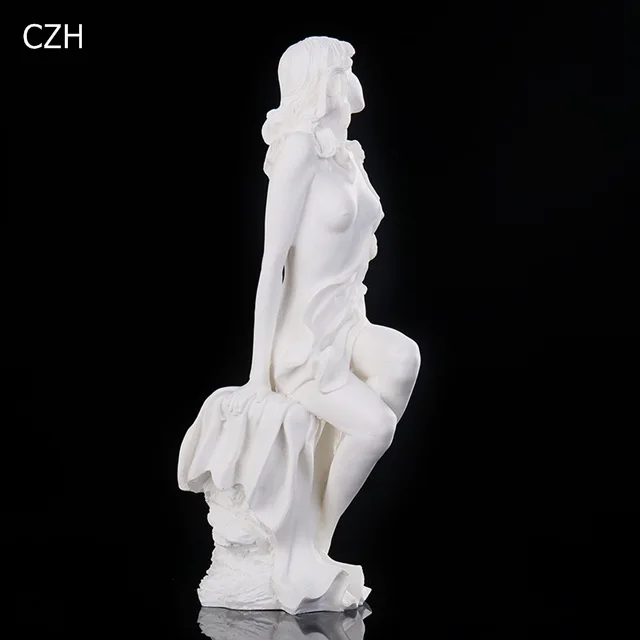 Сексуальная красивая статуя для купания, ручная работа, песчаник, обнаженная женская скульптура, парижский Лувр, художественный декор, ремесло, орнамент, настоящий интерьер