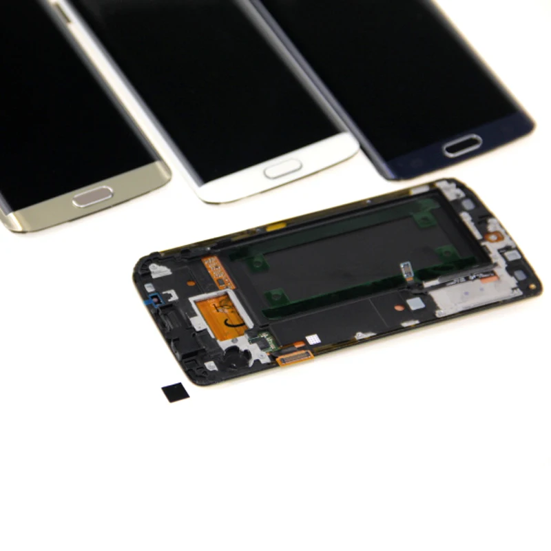 Для Samsung Galaxy S6 Edge LCD G925 G925F дисплей сенсорный экран сборка Замена|Экраны для