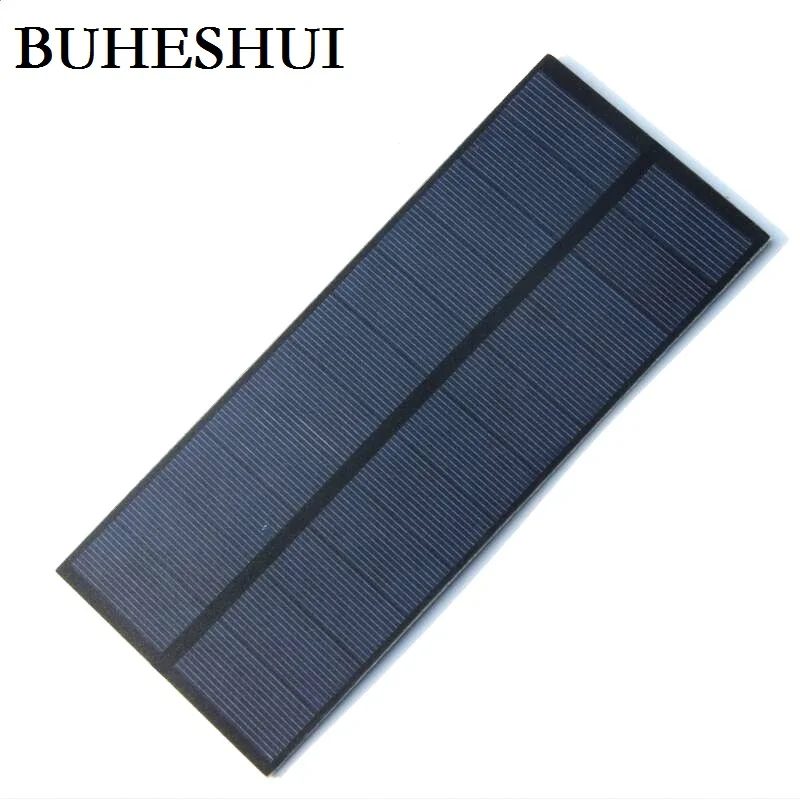Оптовая продажа 5 В 2 Вт солнечная панель BUHESHUI питание 3 7 в аккумуляторная система