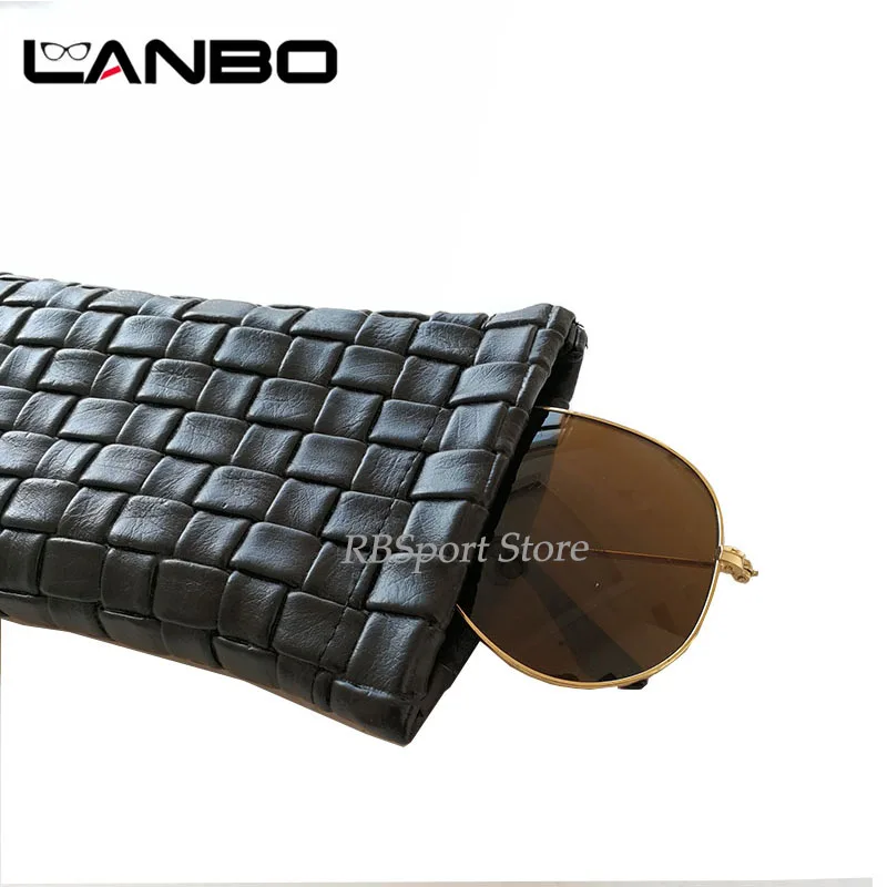 LANBO, высокое качество, модный бренд, черный мягкий Чехол для очков, алмаз, ПУ, чехол для солнцезащитных очков, Мягкий Чехол для очков, Чехол для очков S20