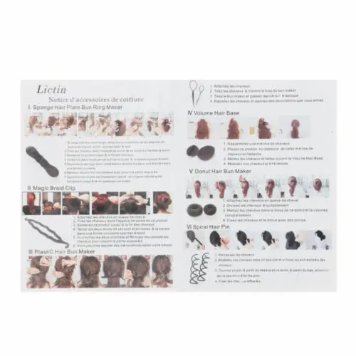 71 шт. набор стильных клипсов для создания пучков волос инструмент конского