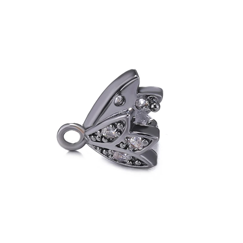 Metal Black Сделай Сам, серьги, ювелирное изделие, зажим, зажим, серьги, крючок, аксессуары для женщин, Стразы ручной работы, Агатовые серьги, ювелирное изготовление - Цвет: Metal Black