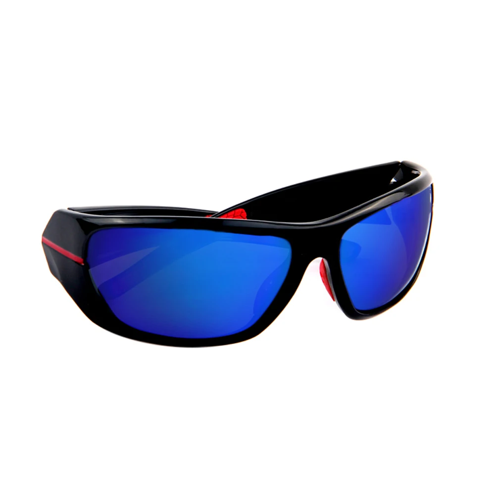 Мужские поляризованные солнцезащитные очки с синими линзами спортивные для