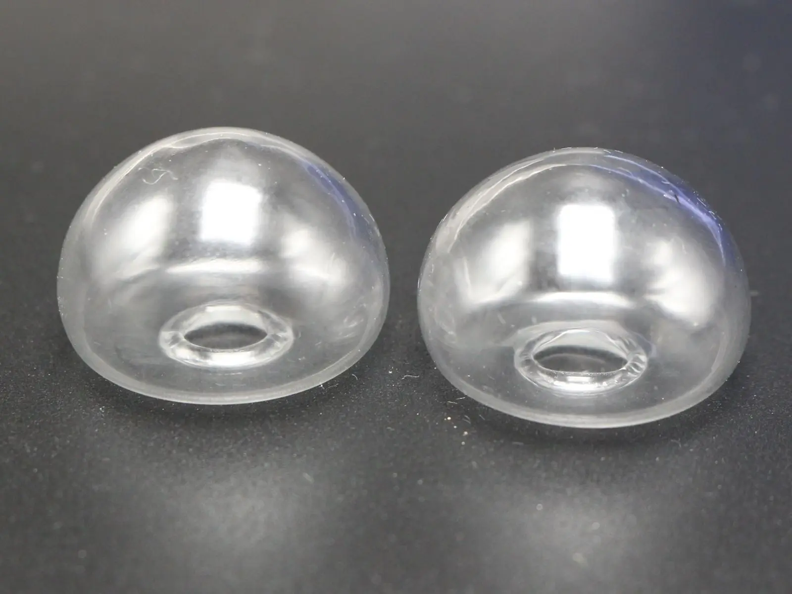 10 Clear Empty Glass Dome Terrarium 1/2 Globe Bottle 28mm Flatback Cabochon | Украшения и аксессуары