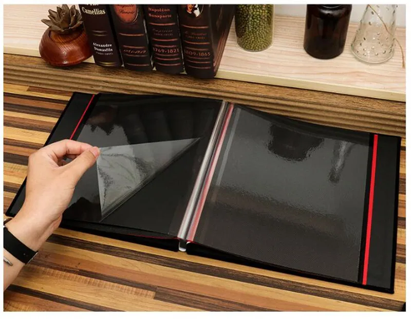 Высокое качество 16 дюймов DIY Фотоальбом для влюбленных подарок на день рождения свадебные фотографии детский альбом для фотографий скрапбук Бумага ремесла альбомы липкие