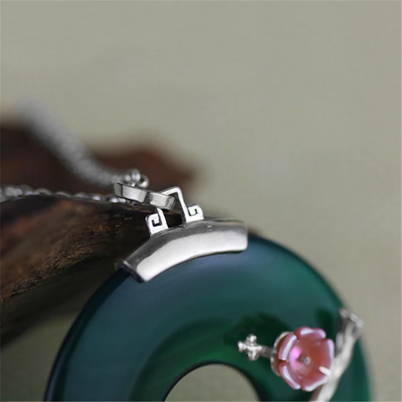 Lotus Fun Настоящее серебро 925 пробы ювелирное изделие ручной работы дизайнерская