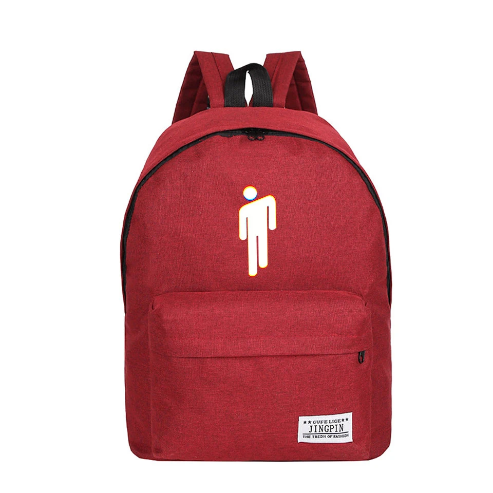 Певица Билли эйлиш забавная сумка рюкзак harajuku Kpop mochila хип-хоп подростковые школьные крутые сумки Billie Eilish Высококачественная сумка