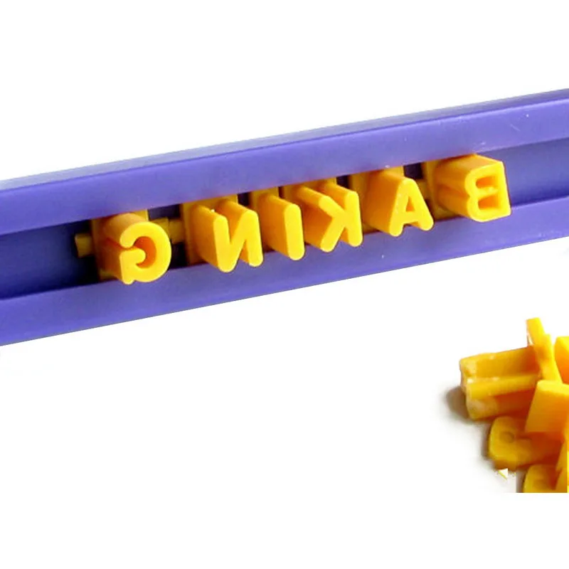 DIY инструмент для украшения торта Алфавит буквенный номер печенья резак пресс