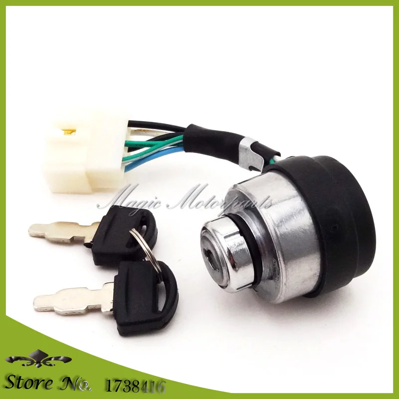 Генератор газа с 6 проводами ВКЛ./ВЫКЛ. переключатель ключа зажигания для DuroMax XP4400E