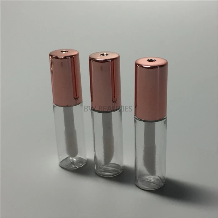 

1000pcs/lot 1.2ML Empty Lip Gloss Tube, DIY Plastic Elegant Liquid Lipstick Container, Round Elegant Lipgloss Bottle