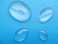 100pcs good quality 30mmx40mm oval clear transparent glass cabochonscover cabspendants domed for photoscabochons or art