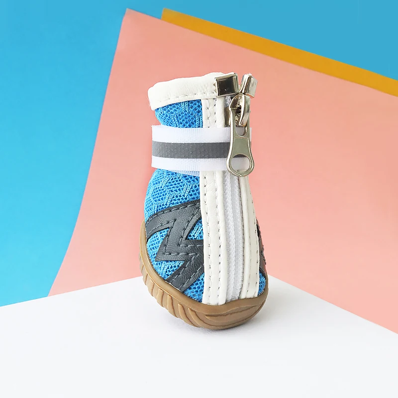 LAPLADOG/4 шт./лот Уличная обувь для маленьких собак нескользящие ботинки питомцев