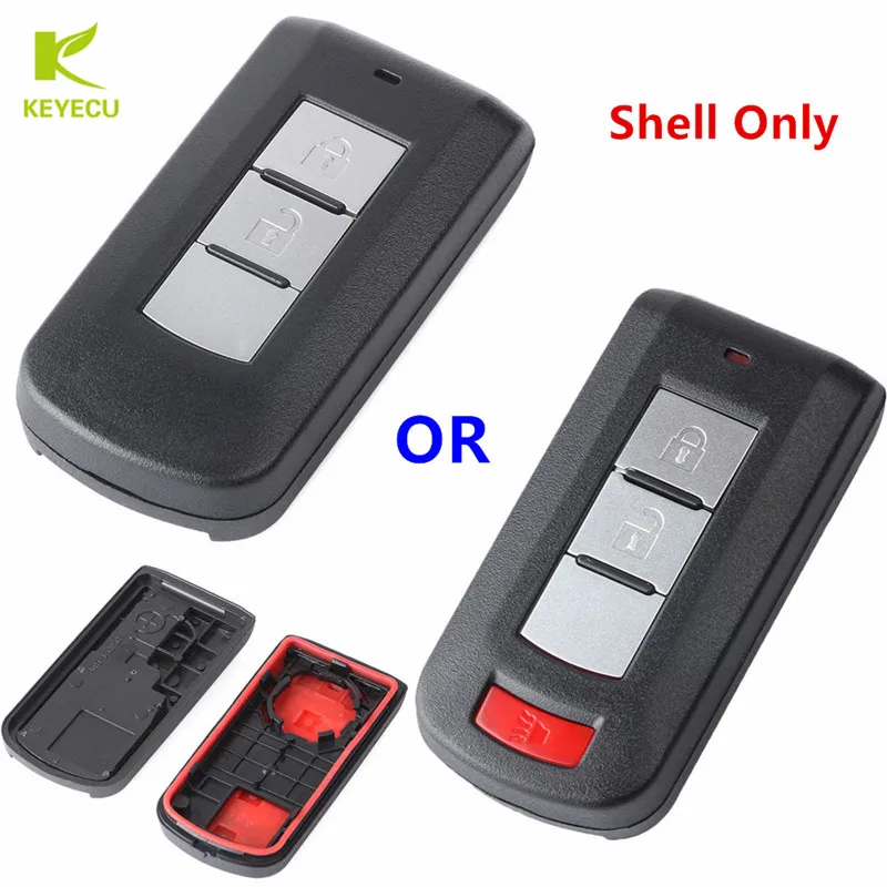 Запасной смарт чехол KEYECU для ключа с дистанционным управлением 2/2 + 1 кнопочный