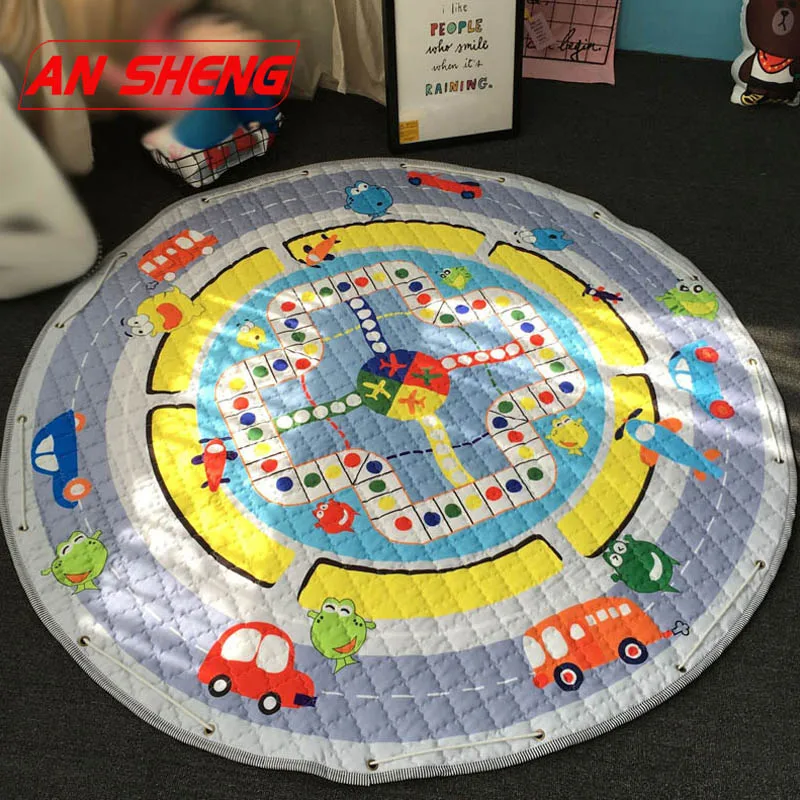 Новые Мультяшные животные лисы Овцы машинки кролик детские игровые коврики