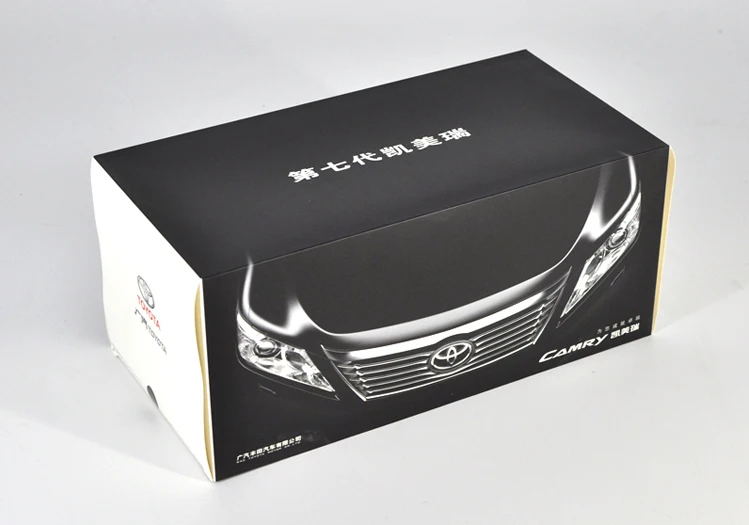 1:18 Toyota Camry 2012 литая модель автомобиля черный мальчик подарки игрушки