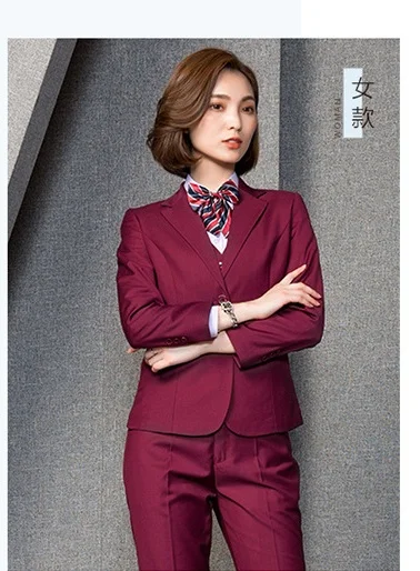 Suit . pants Повседневный мужской и женский комплект жилет винно-красный свадебный торжественный жилет высокое качество офисный бизнес Жених Лучший мужской костюм - Цвет: Suit . pants