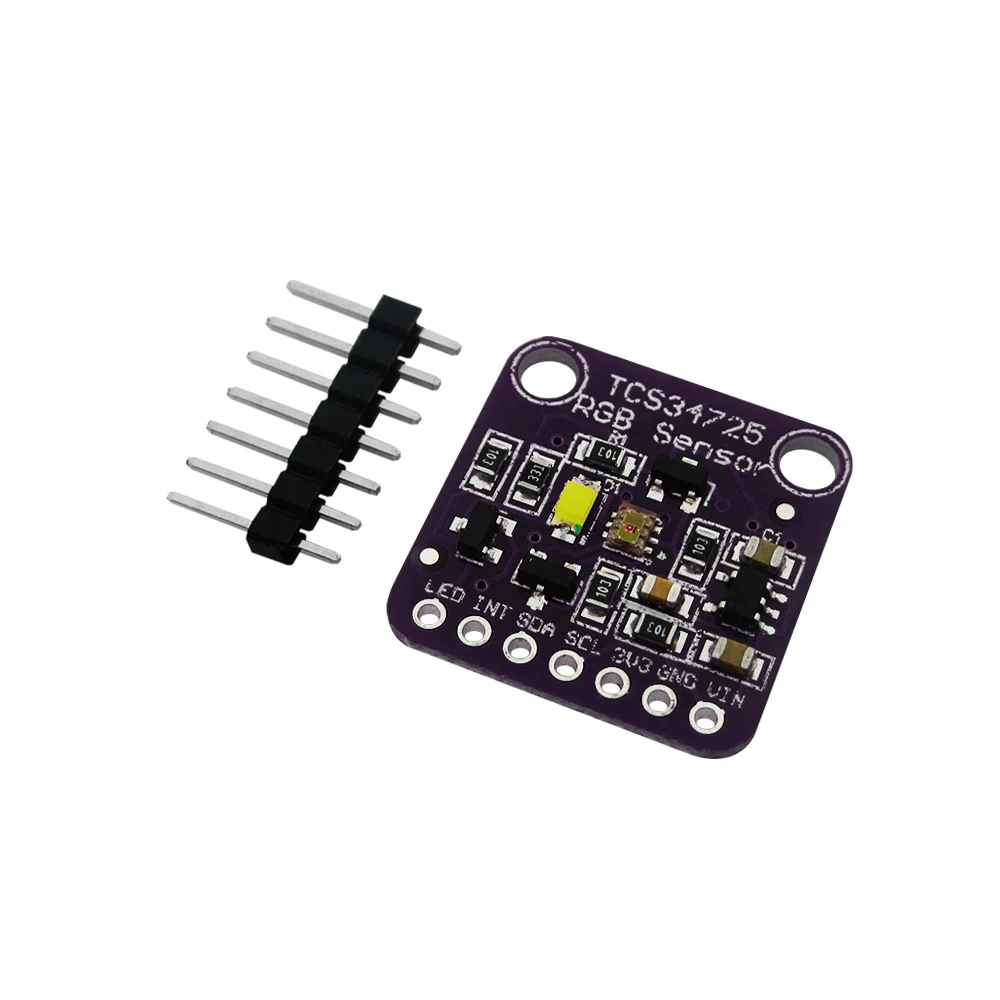 1 шт. модуль платы для разработки цветного датчика RGB TCS34725 шт.|rgb color sensor|color sensorsensor