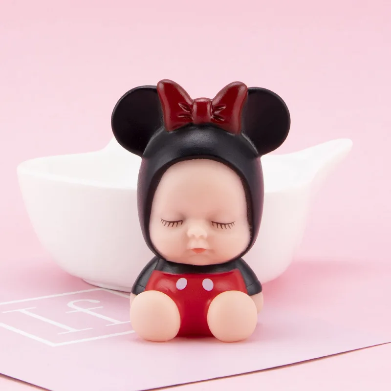 Модный милый брелок Спящая кукла Kawaii, пчела, кролик, панда, медведь в форме мультяшного автомобиля, брелок, игрушка, ювелирное изделие для девочки - Цвет: 10
