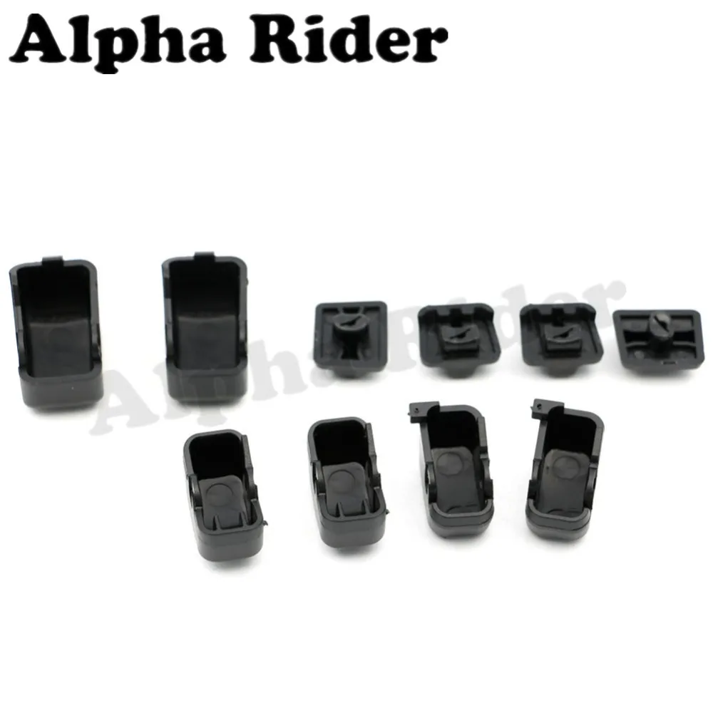 9 шт. мотоциклетный ручной переключатель корпус кнопки колпачок набор для Harley