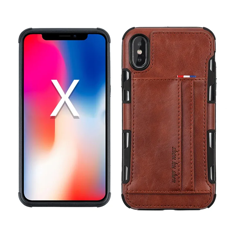 Роскошный чехол из искусственной кожи в стиле ретро для iPhone 6 6s 7 8 Plus