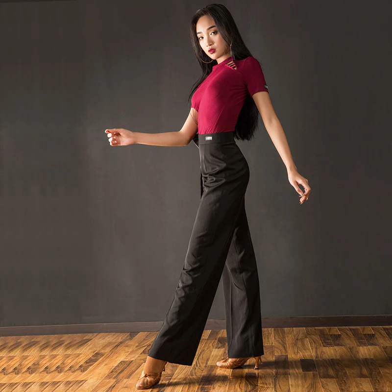 Топ женский для латиноамериканских танцев модный костюм выступлений и бальных