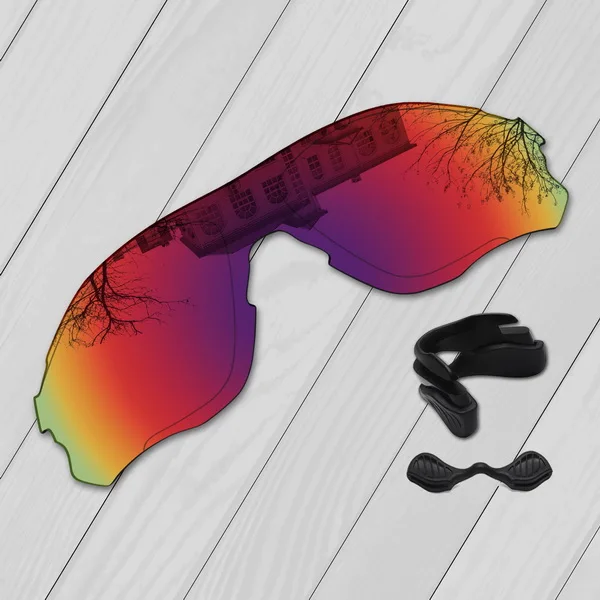 Midnight-Nose pads E.O.S поляризованные улучшенные Сменные линзы для солнцезащитных очков Oakley EVZero Path-несколько вариантов - Цвет линз: Midnight-Nose pads