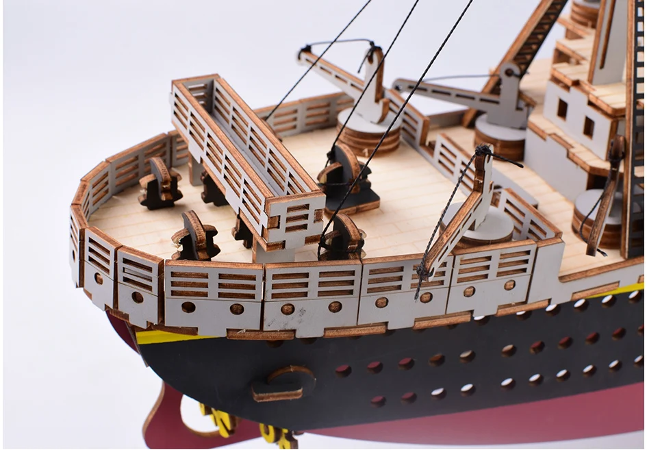 Титаник деревянный корабль 3D модель DIY игрушки детские развивающие игрушки maquette bateau bois giocattoli maket игрушки для взрослых