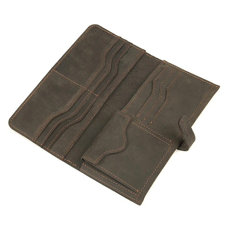 Leather Wallets Pocket Long Coin Purse Men Clutch Business Male Wallet | Багаж и сумки