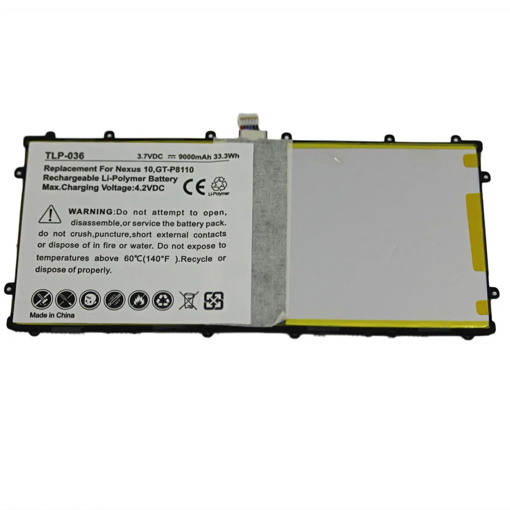 Аккумулятор 9000 мАч для планшета Samsung Google Nexus 10 GT P8110 HA32ARB SP3496A8H батареи + инструмент